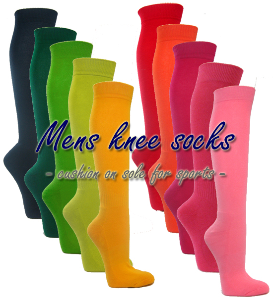 Athletic knee socks for sports