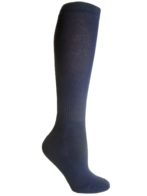 Dark purple youth sports knee socks - Click Image to Close