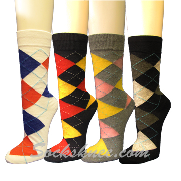 Argyle Men's Dress Socks