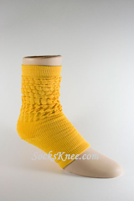 Yellow leg warmer