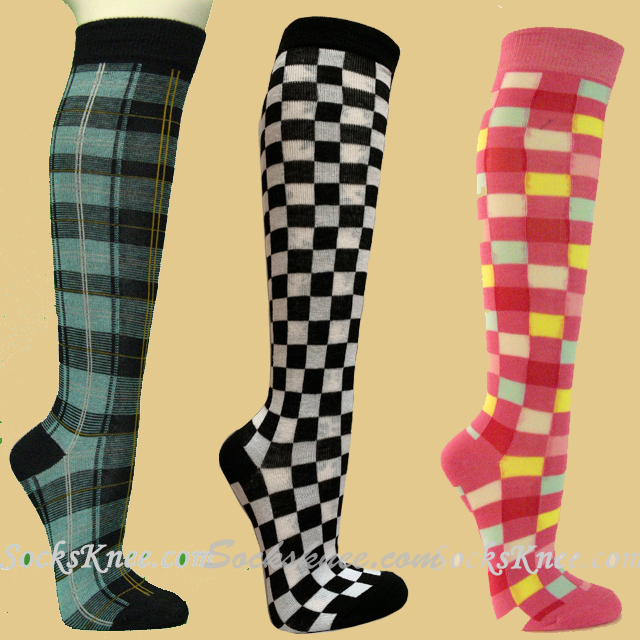 Checkered / Plaid / Tartan Socks
