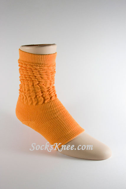 Orange leg warmer - Click Image to Close