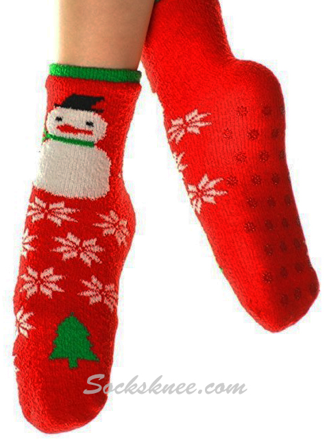 Women's Santa Winter Christmas Cozy Socks